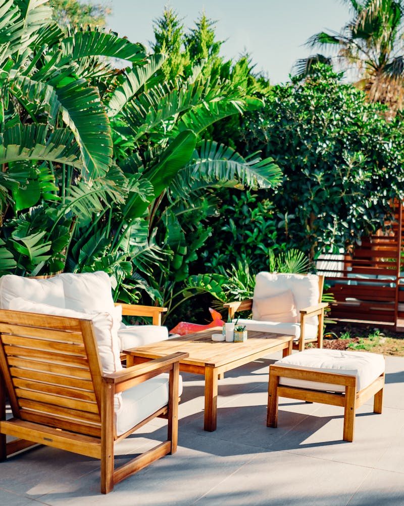 Outdoor collection — teak garden furniture